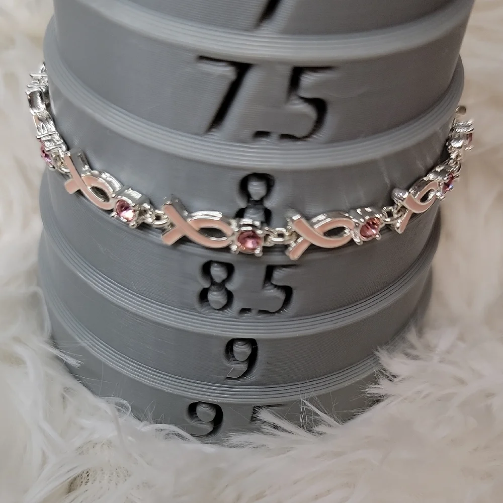 Avon Breast Cancer Awareness Silver and Pink Women's Bracelet - Picture 1 of 2